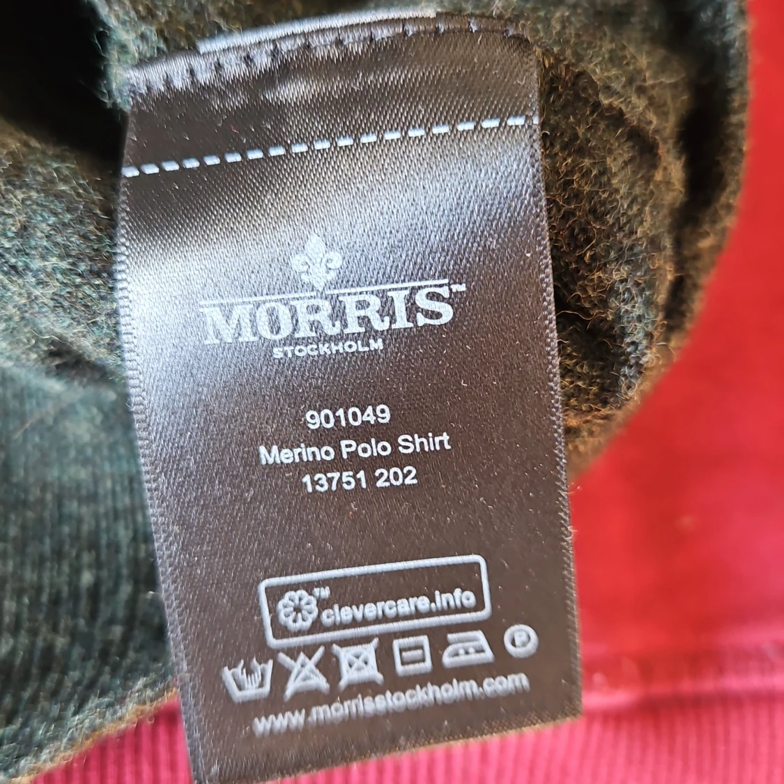 Mörkgrön pikétröja från Morris - 93