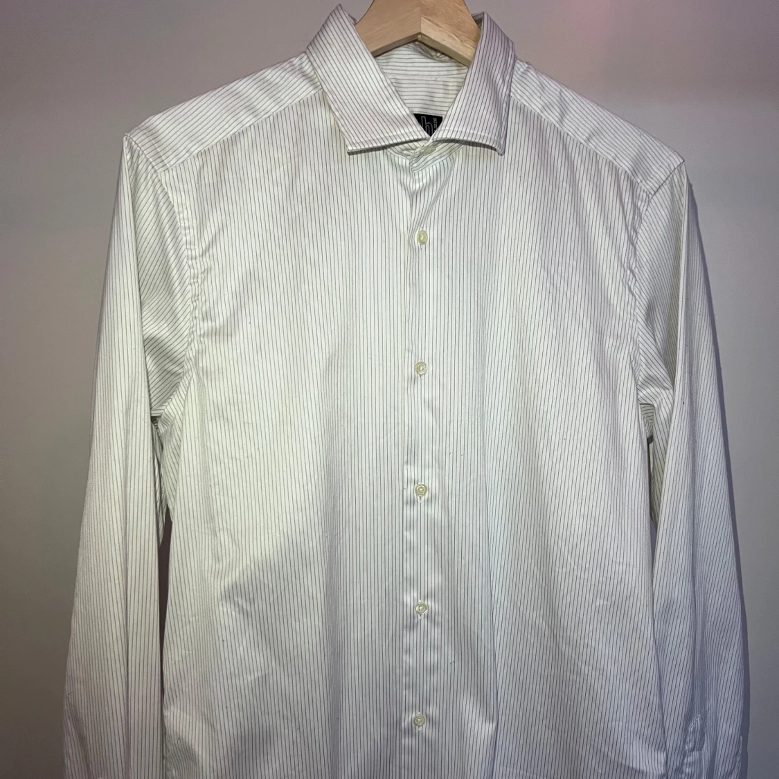 Vit och grå randig skjorta från Pal Zileri - 2