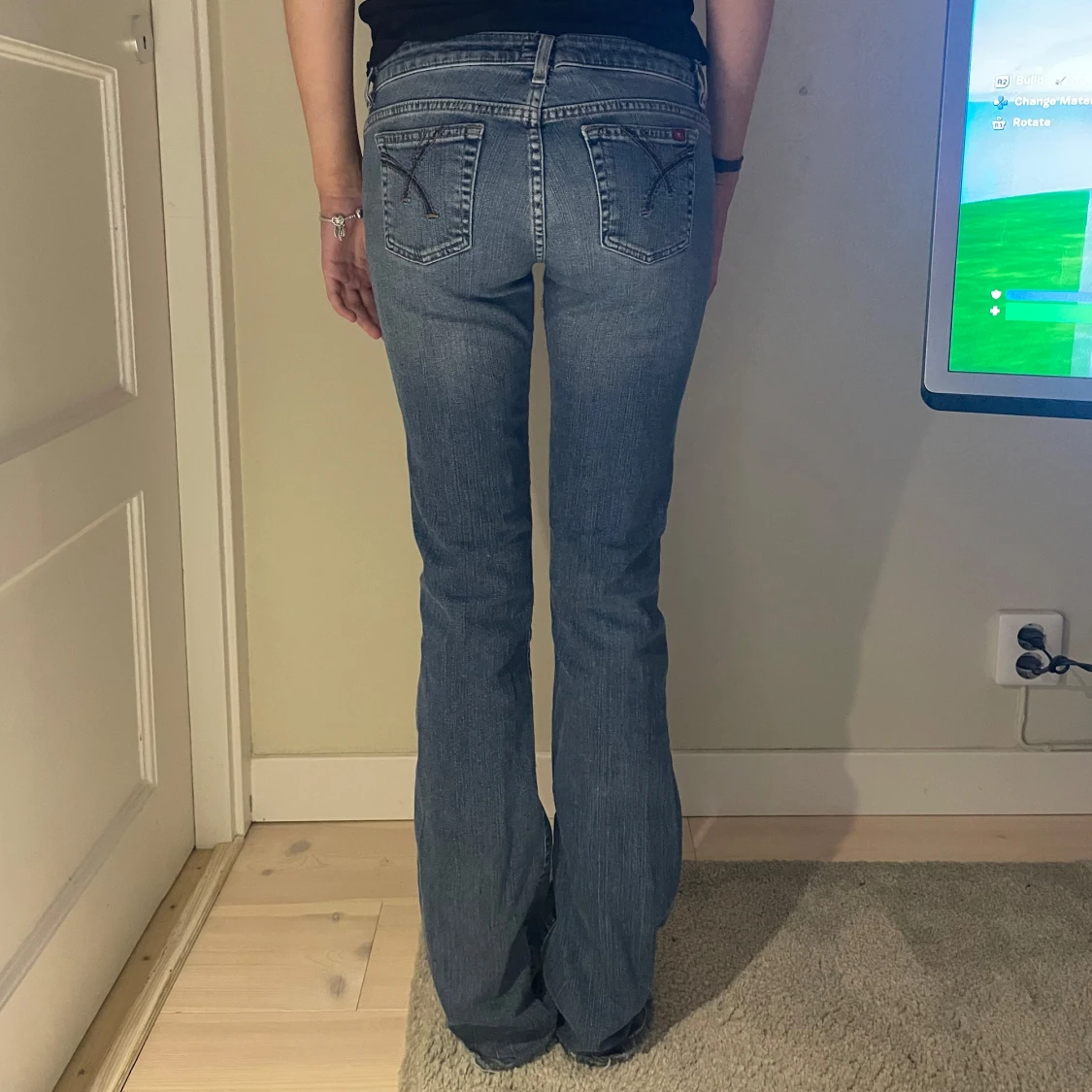 Lågmidjade jeans  - 1