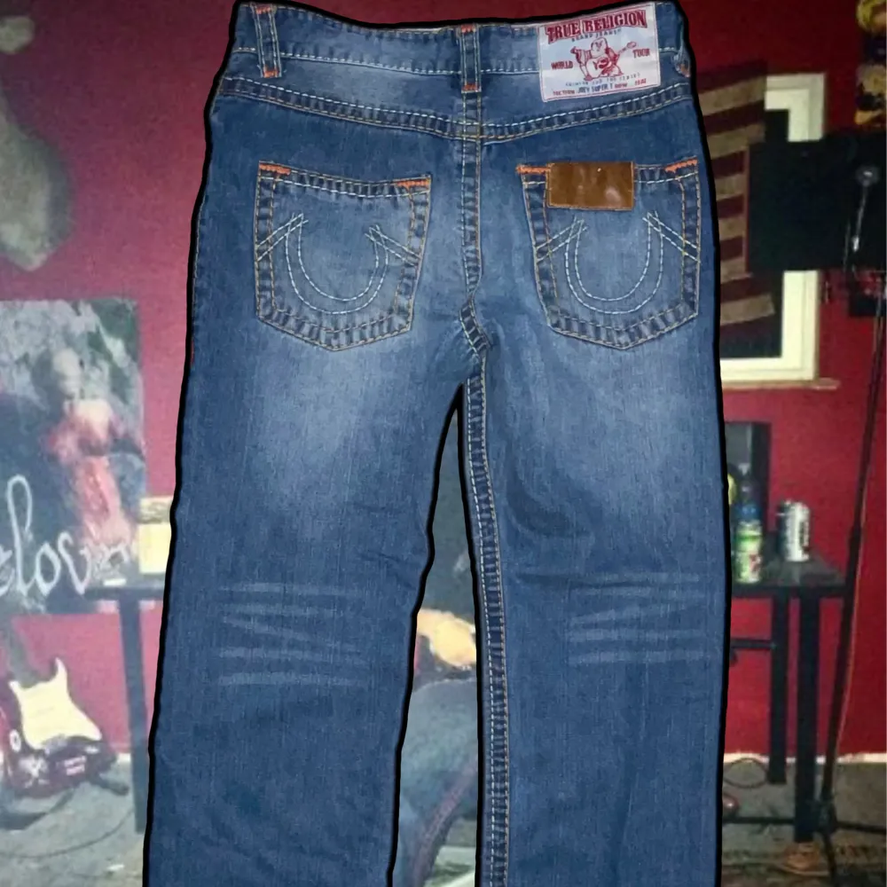 True Religion Jeans/ Mycket rare,💯🔥😈/ Lil Yachty tycker oxå om dem som ni kan se !?. Jeans & Byxor.