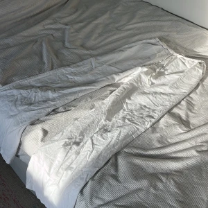 Linnebyxor, förlåt för dom inte var strykta på bild🙏🏽 - Aldrig använt faktiskt bara testade! Så dom är i bra skick inga fläckar eller hål utan som nya!