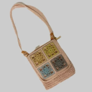 Virkad mini disco Ibiza handväska  - Virkad y2k