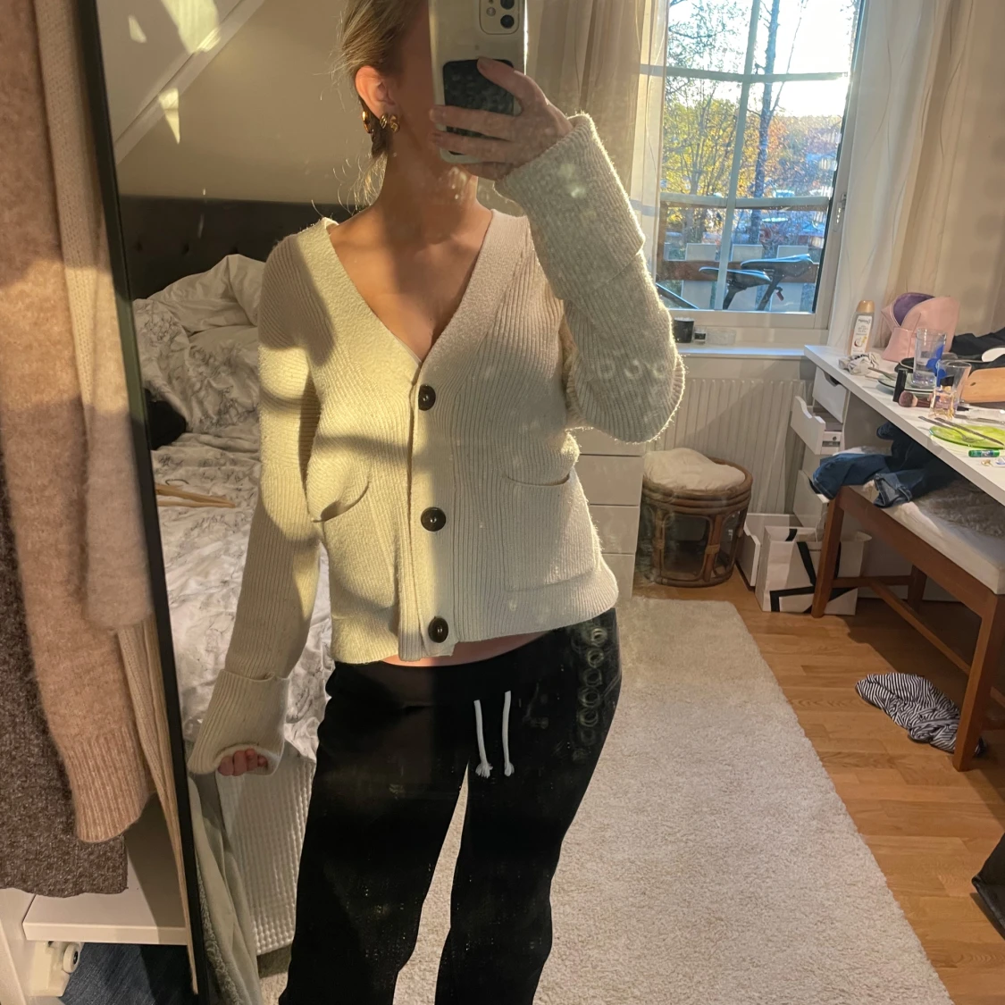 Stickad kofta, Lindexđ