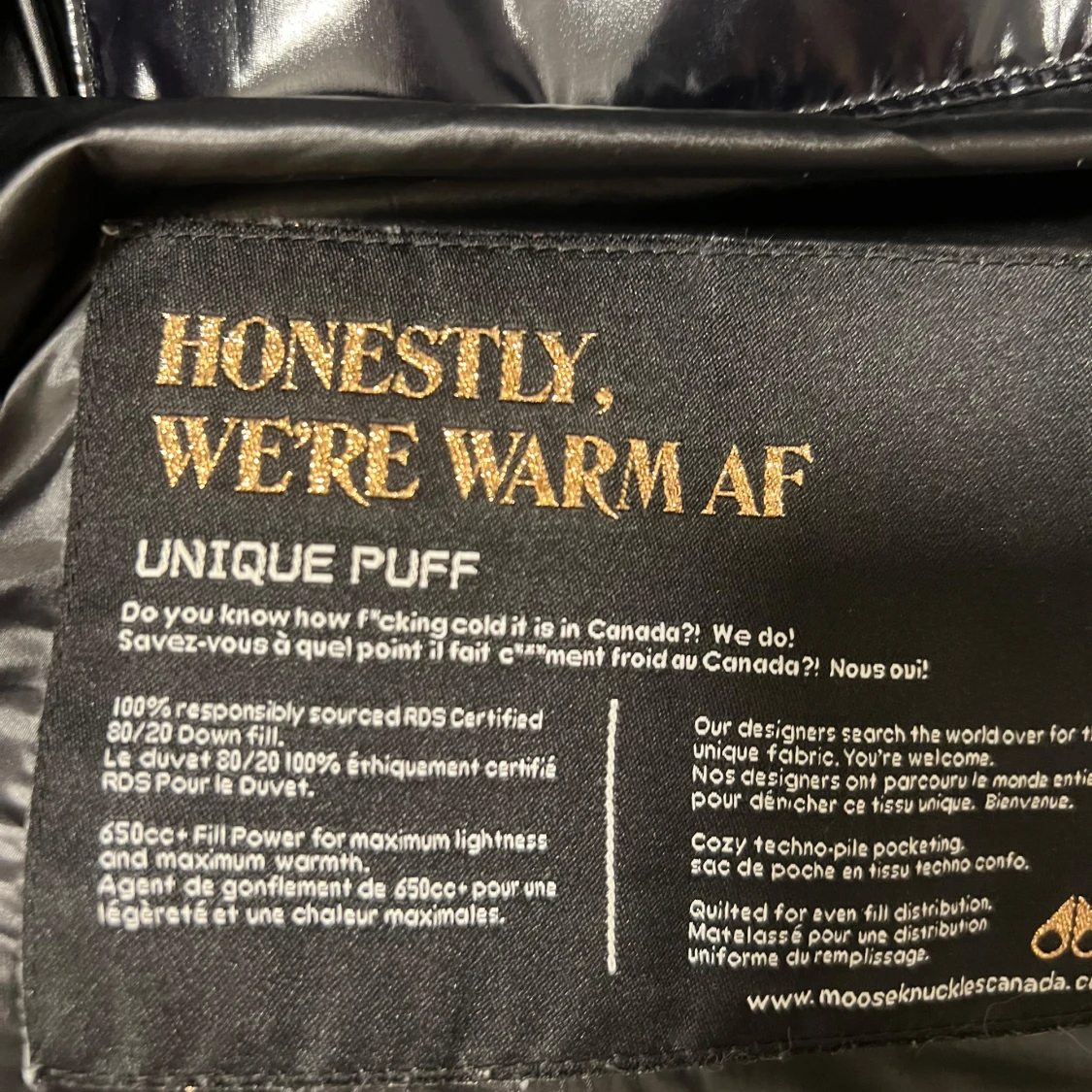 Moose knuckles jacka strl L - 92