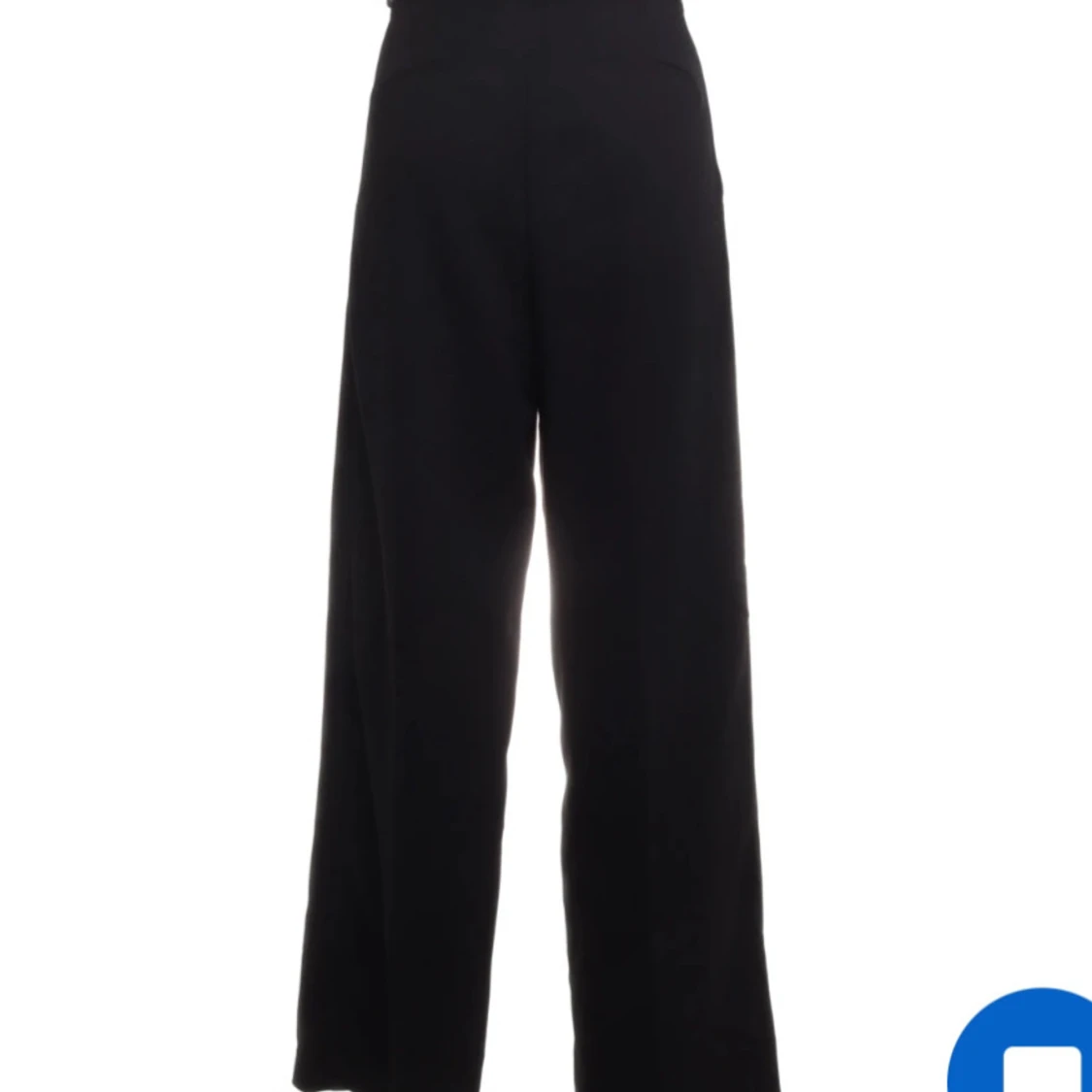 Svarta vida byxor med knytband Samsøe & Samsøe