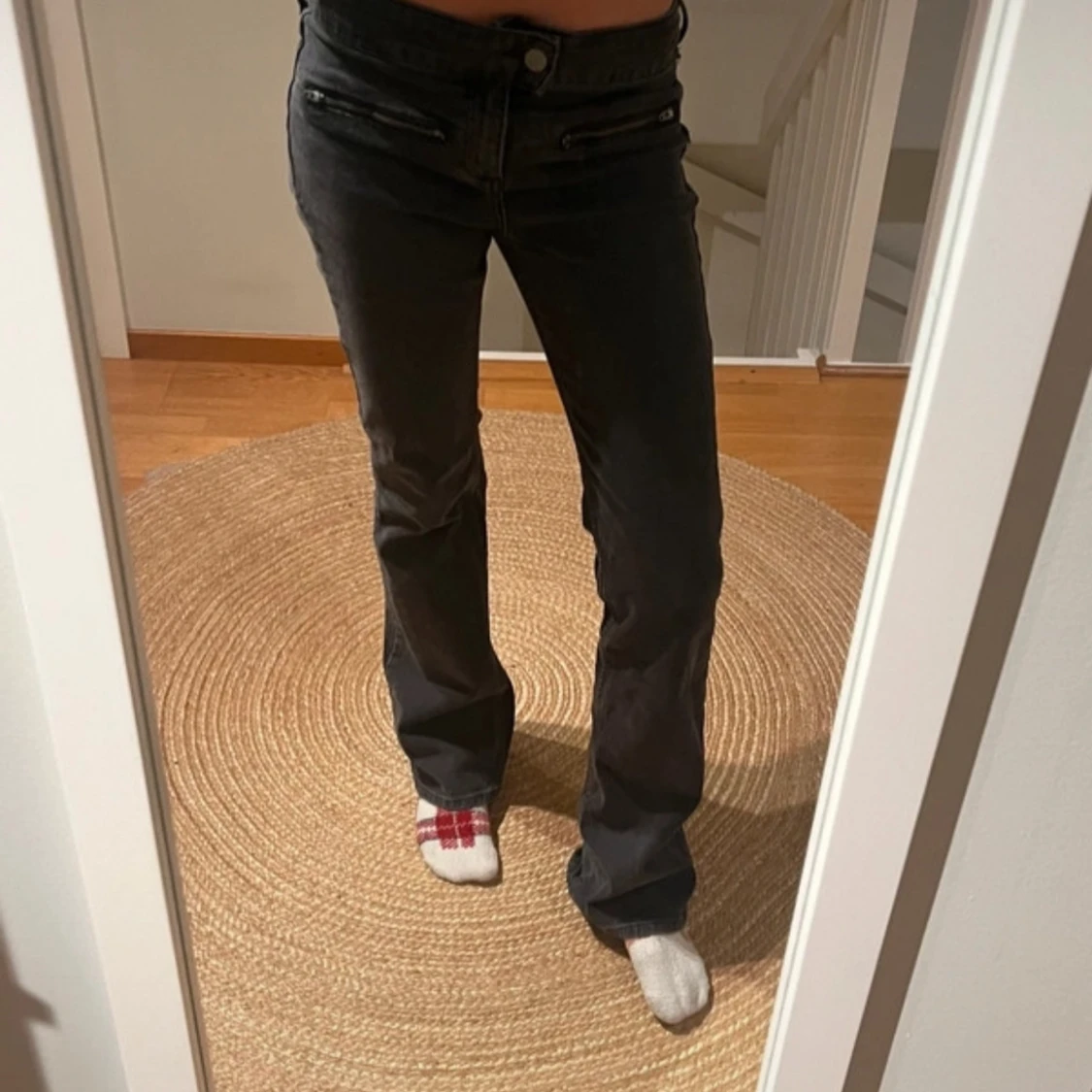 Snygga Lågmidjade bootcut jeans  - 90