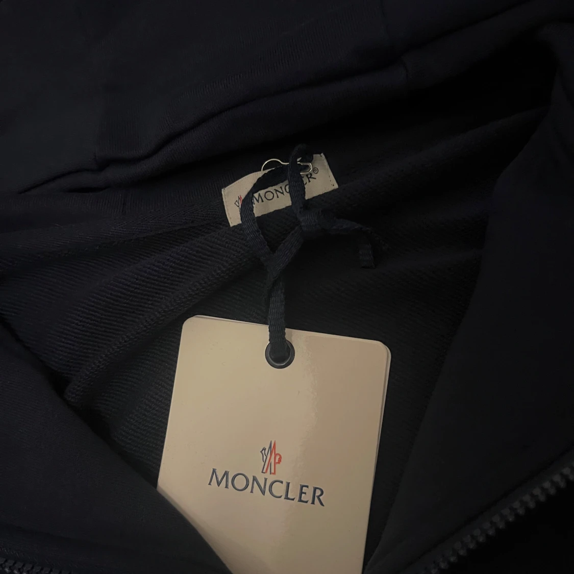 Mörkblå huvtröja från Moncler - 90