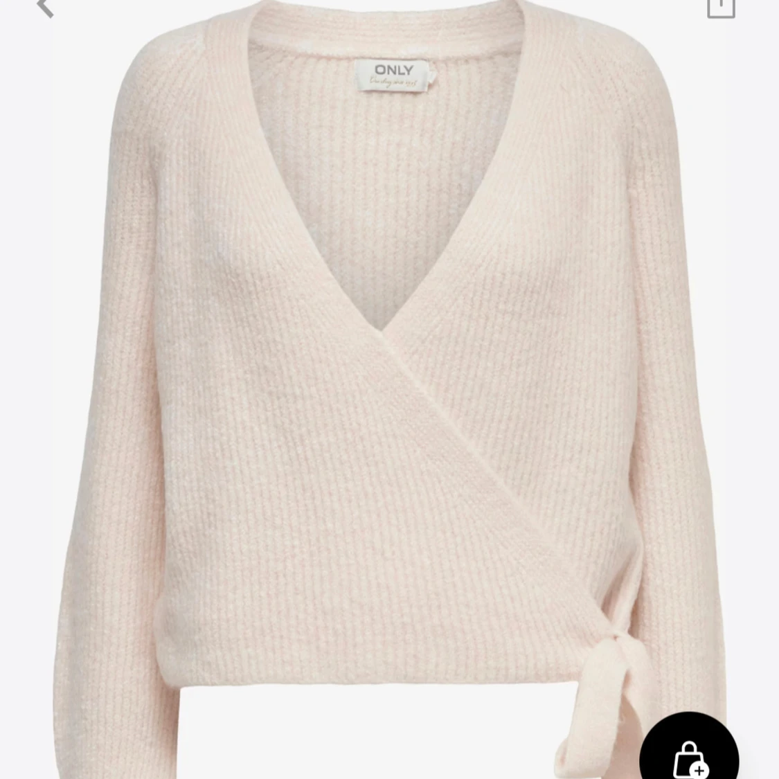 Beige omlottkofta från ONLY