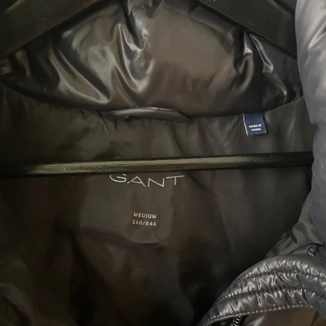 Glansig Puffer Gant Jacka  - 90