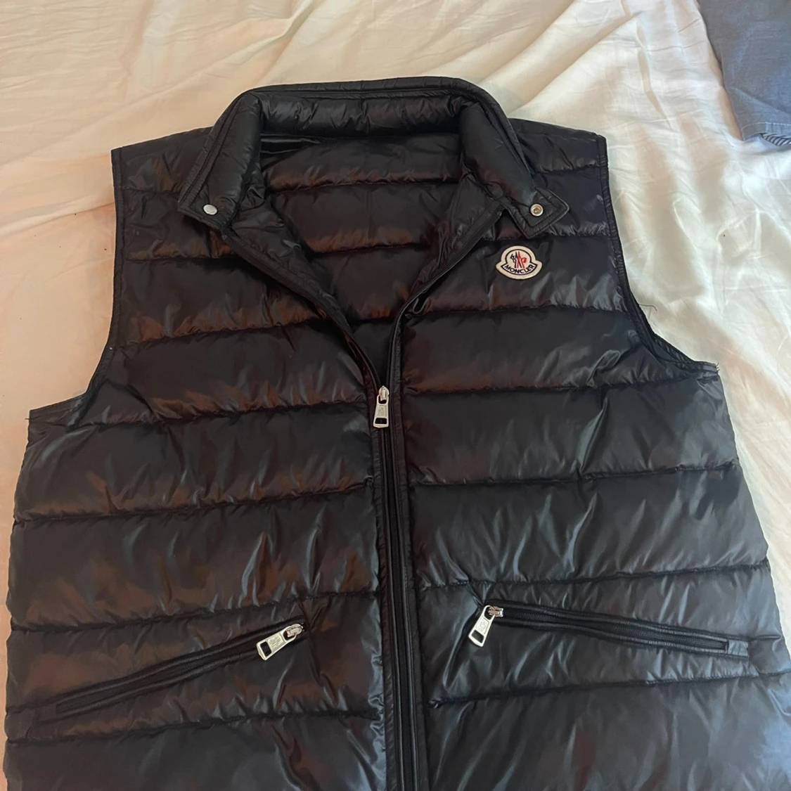 Svart moncler väst