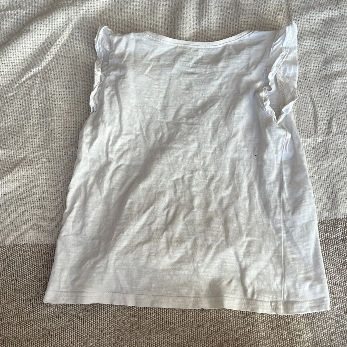 vit gullig topp - 90