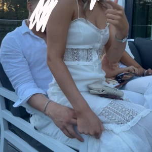 Klänning - Fin vit klänning från hm!!