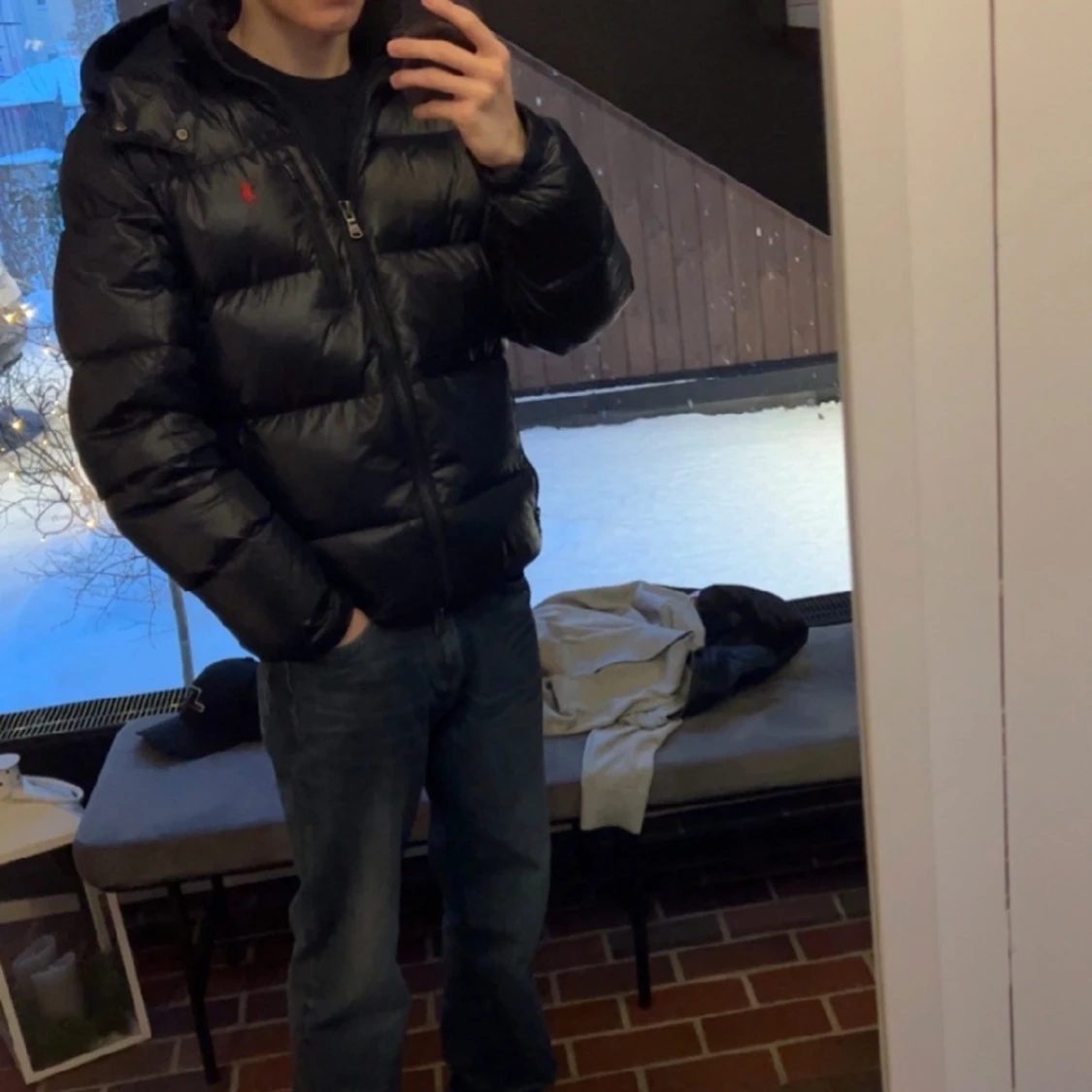 Polo Jacka Navy Blue Glossy S - 90