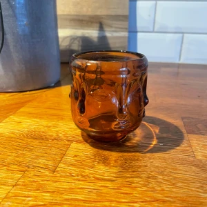 Ljuslykta  - Jättefin brun ljuslykta!