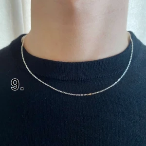 Silverhalsband äkta  - Helt nytt silverhalsband äkta, unisex 