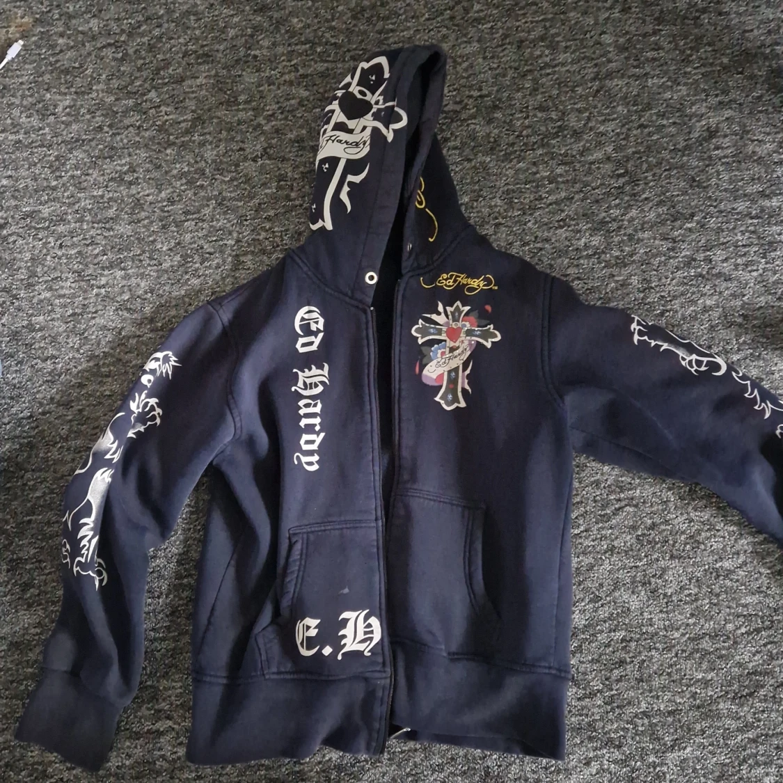 Fet Ed Hardy zip up hoodie - 90