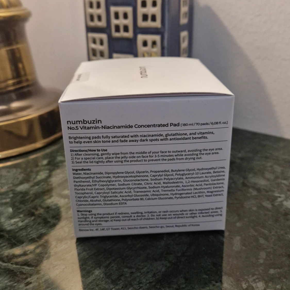 Numbuzin Vitamin-Niacinamide Concentrated Pad - 2