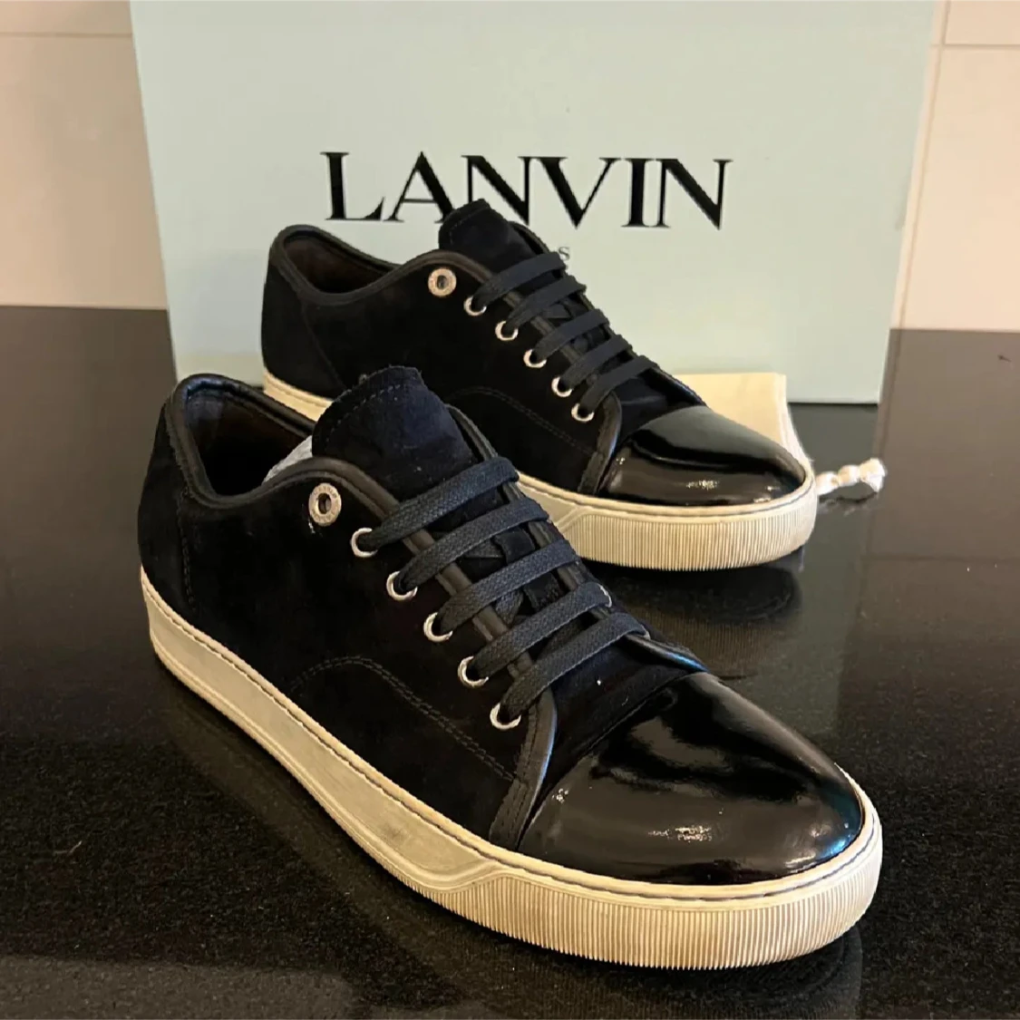 Svarta  Lanvin skor  - 2