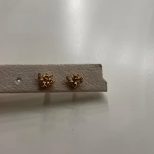 Guldfärgade bi örhängen 🐝 - Aldrig använt 
