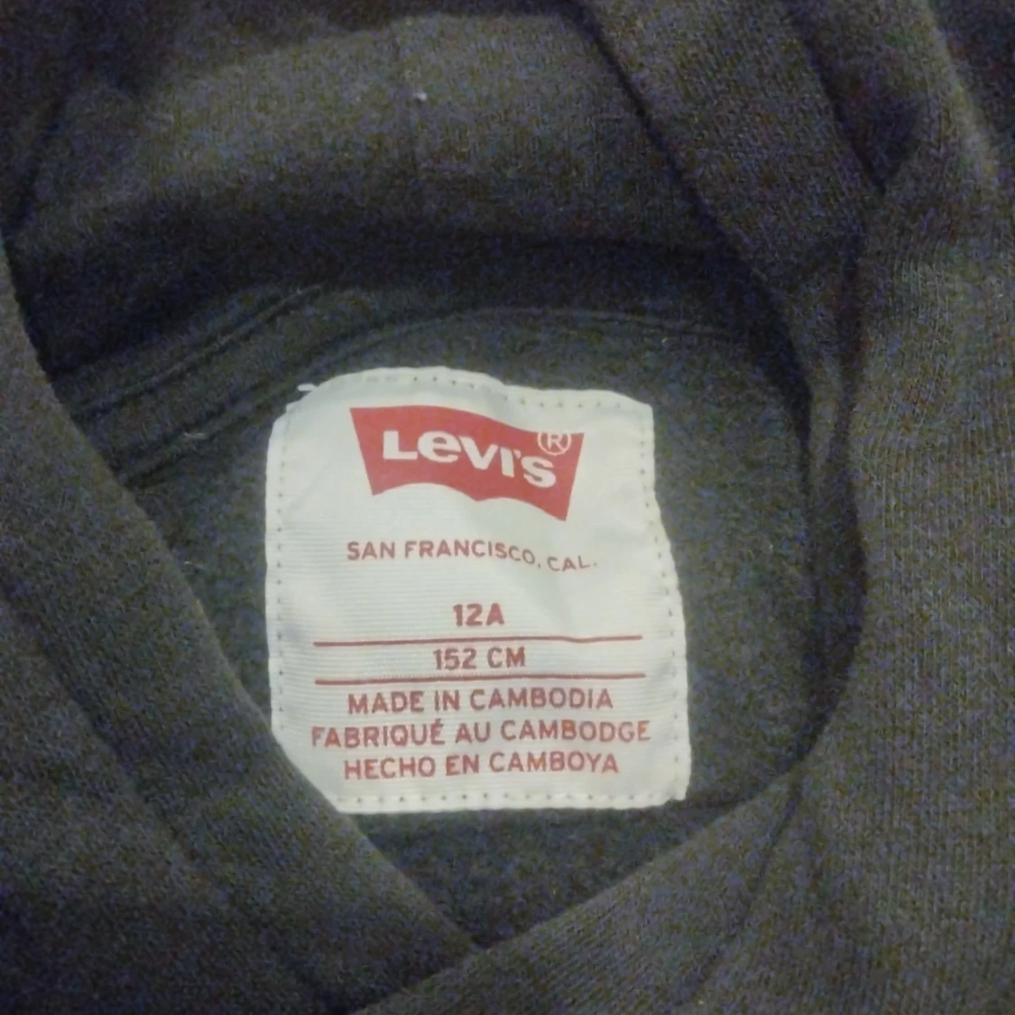 Svart hoodie från Levi's - 91