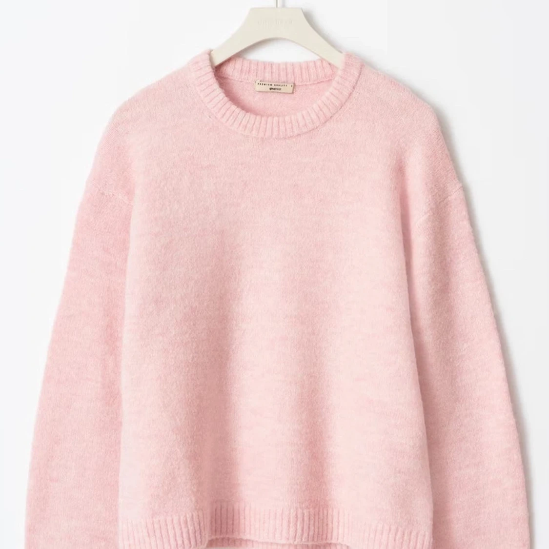 Rosa stickad tröja - 91