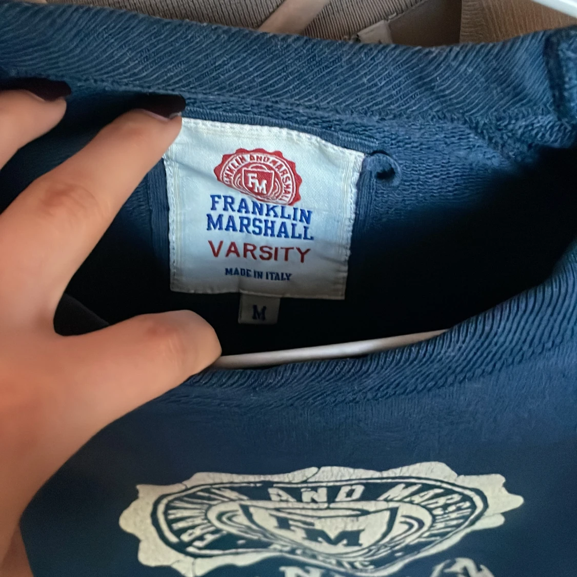 Vintage sweatshirt från Franklin & Marshall - 90