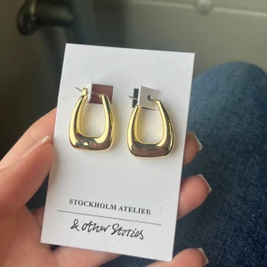 Örhängen  - Jätte fina oanvända örhängen, säljer för jag fick 2 som var liknande. Nypris 299