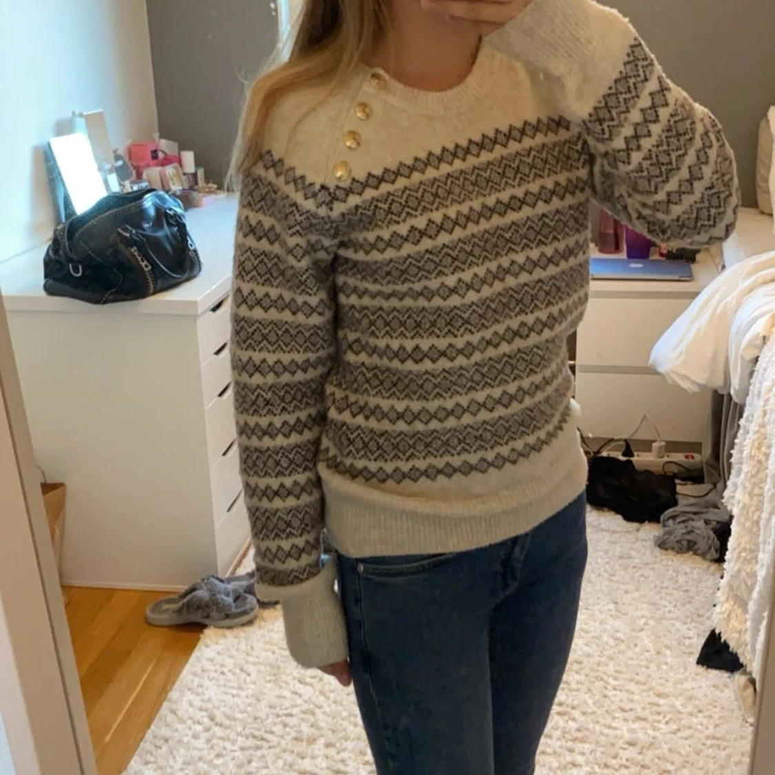 Lindex stickad tröja - 90