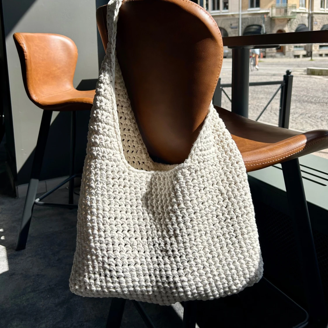 Virkad handväska  - 91