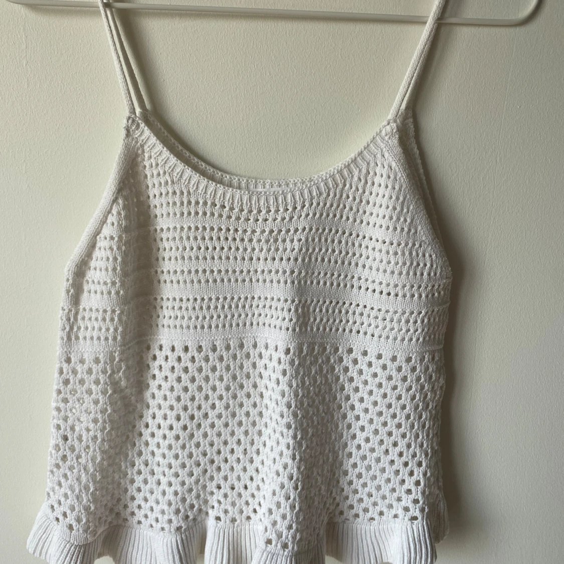 Vit stickad topp från MNG - 90