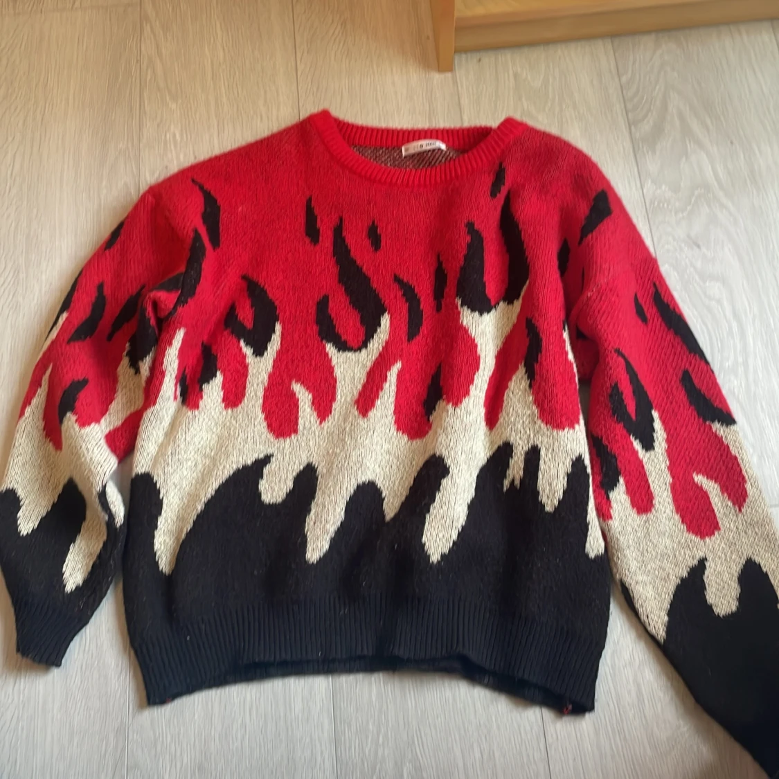 Oversized stickad sweater