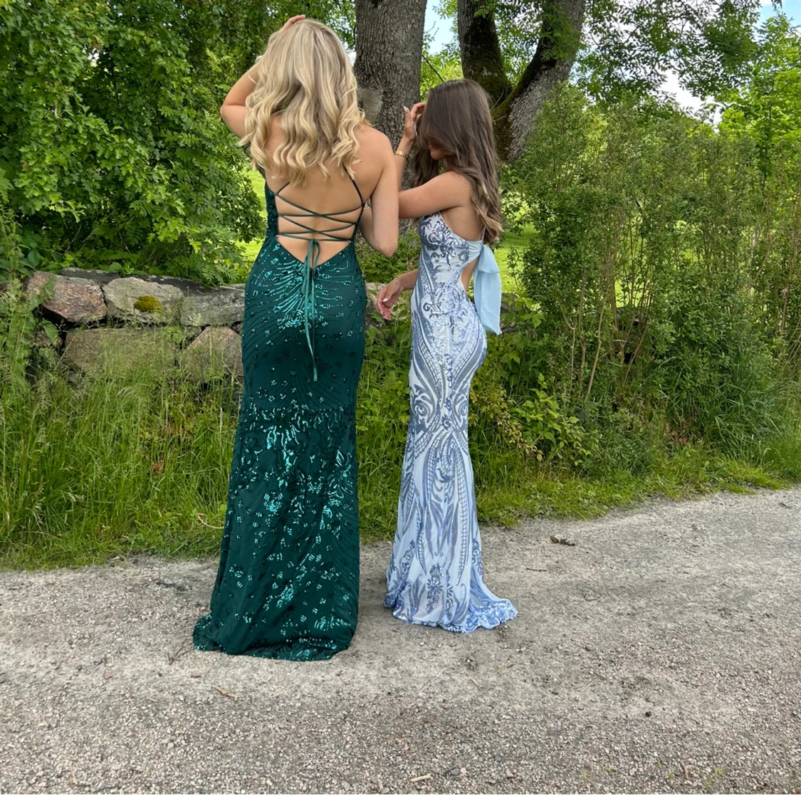 Grön balklänning  - 90