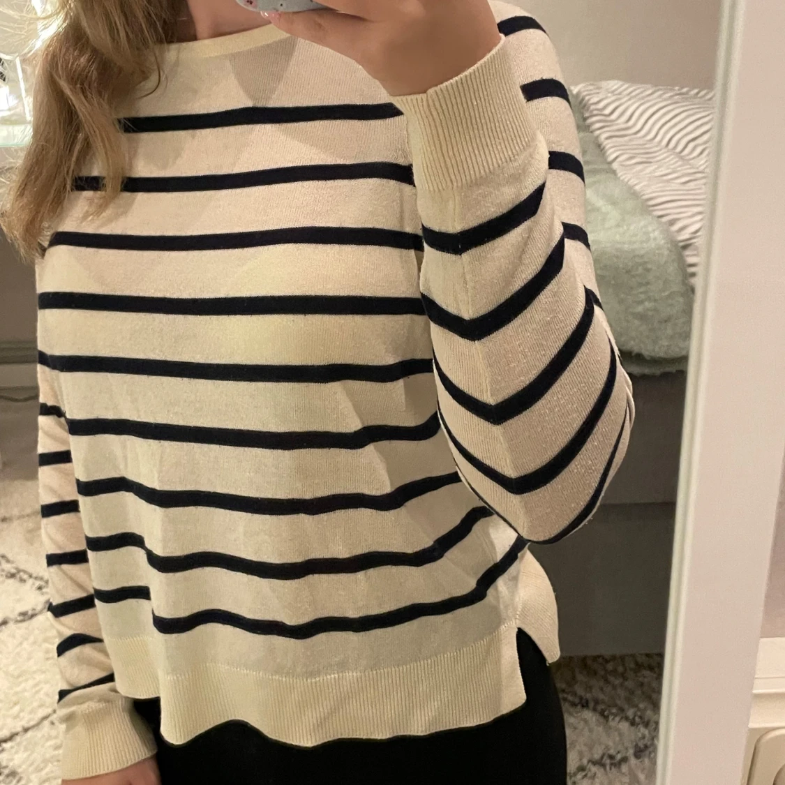 Tunnstickad tröja  - 90