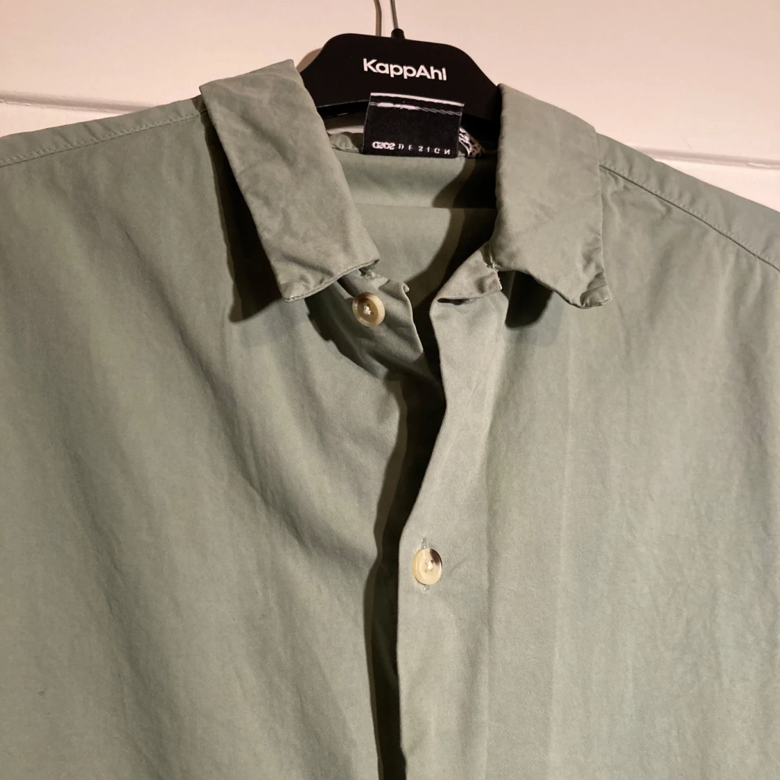 Oversized ljusgrön bomullskjorta Asos - 93