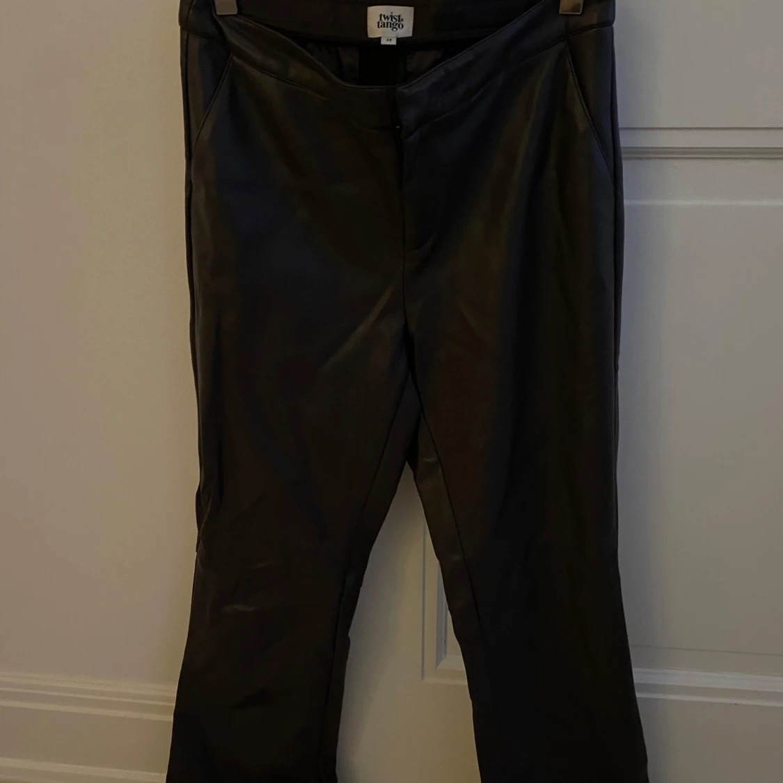 Mörk bruna läderbyxor från Twist & Tango