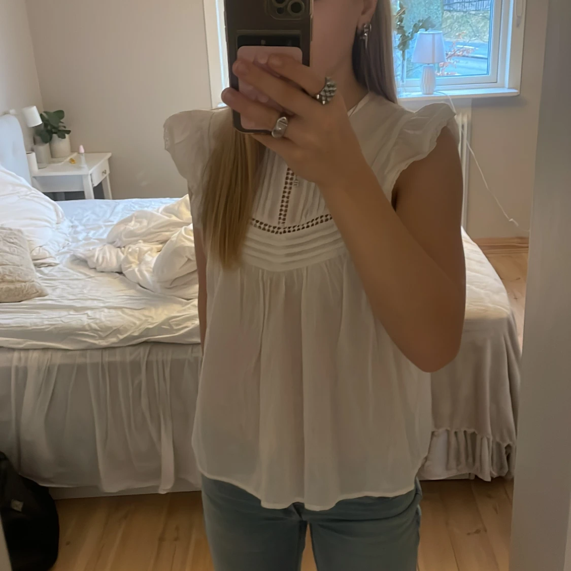 Vit blus från Name It