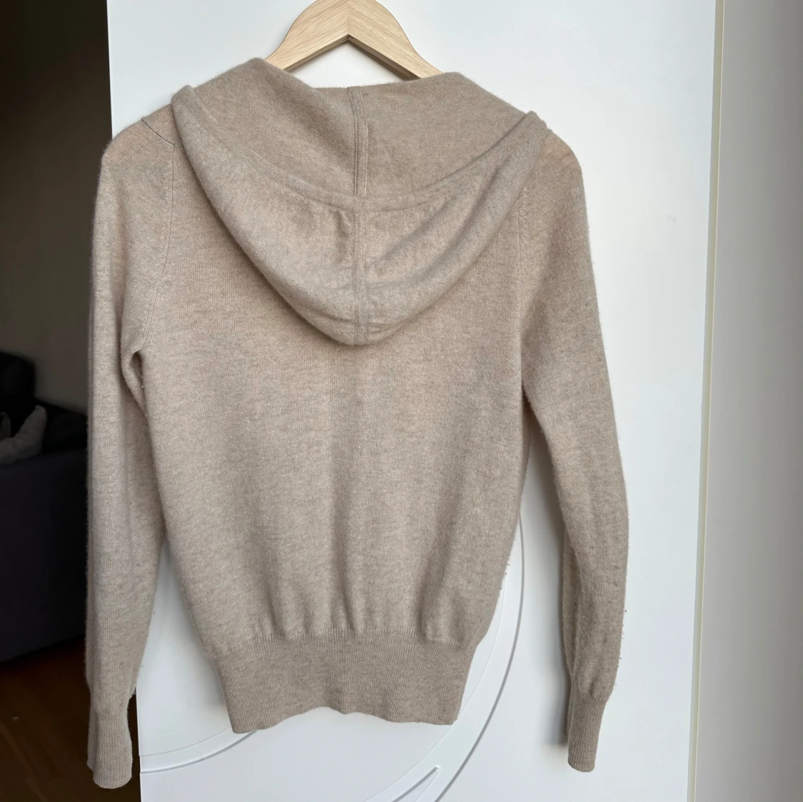 Beige Soft Goat Zip kofta - 1