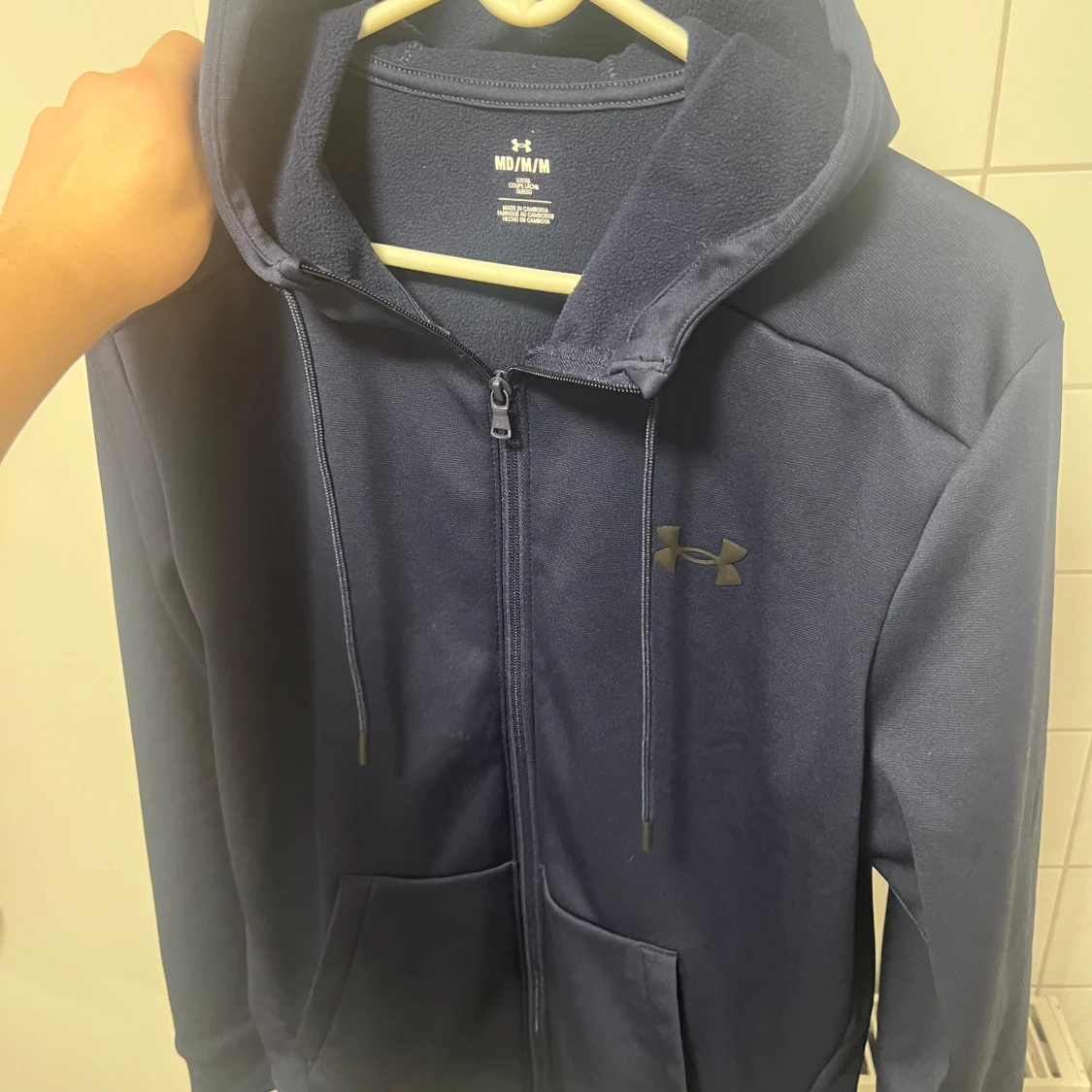 Blå hoodie från Under Armour - 3