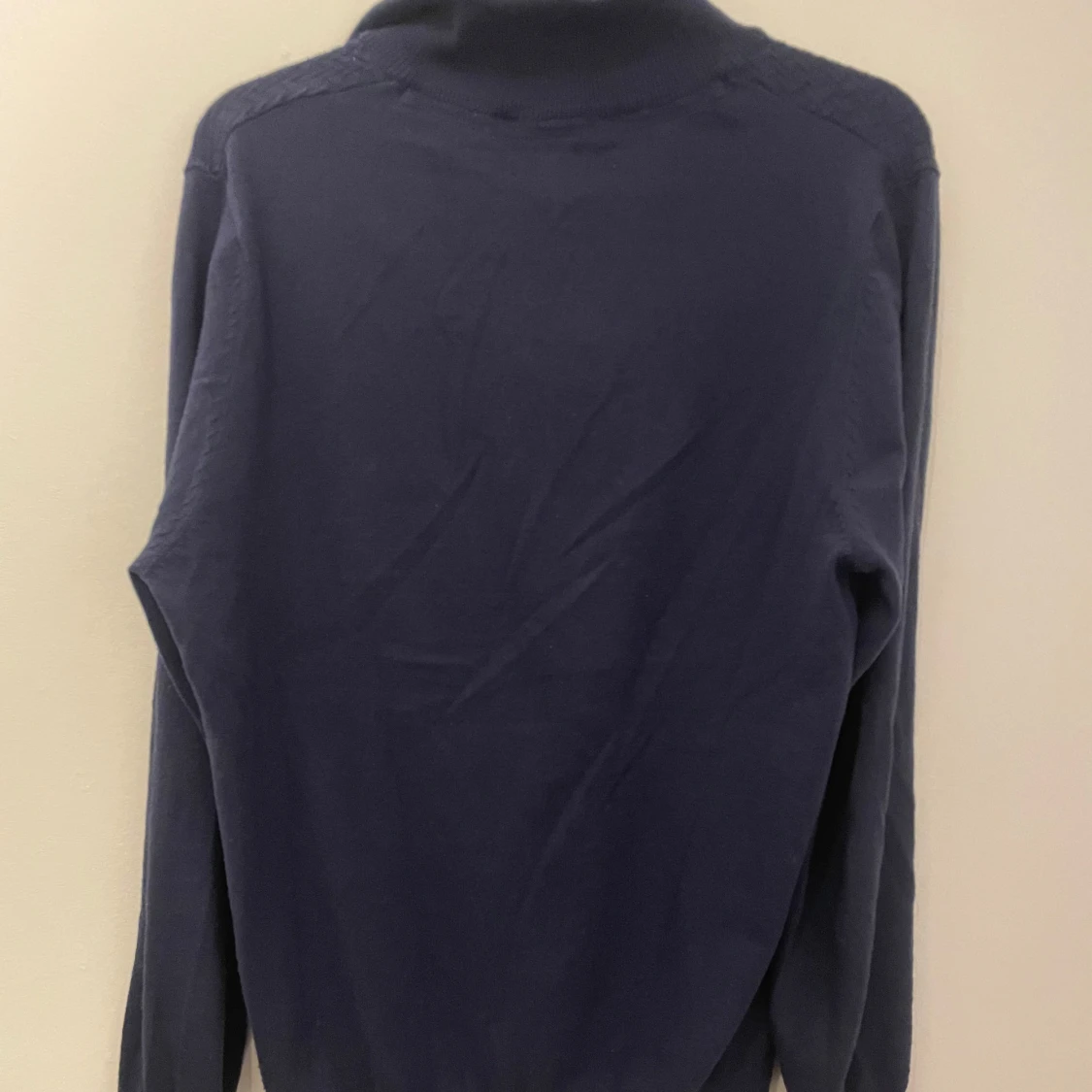 Mörkblå tröja med dragkedja från SCW - 1