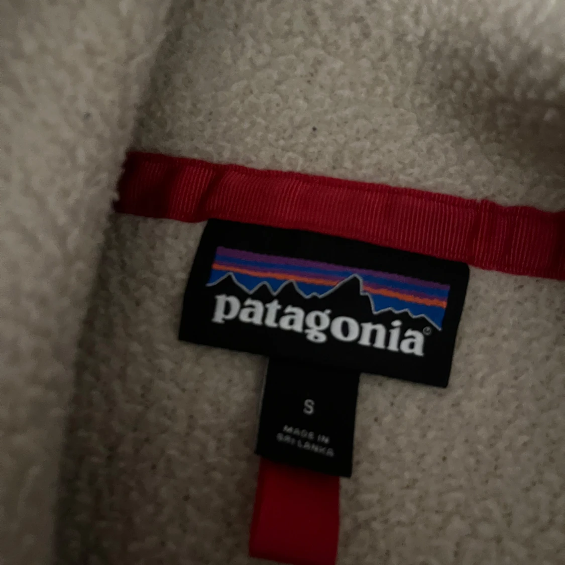 Vit fleeceväst från Patagonia - 2