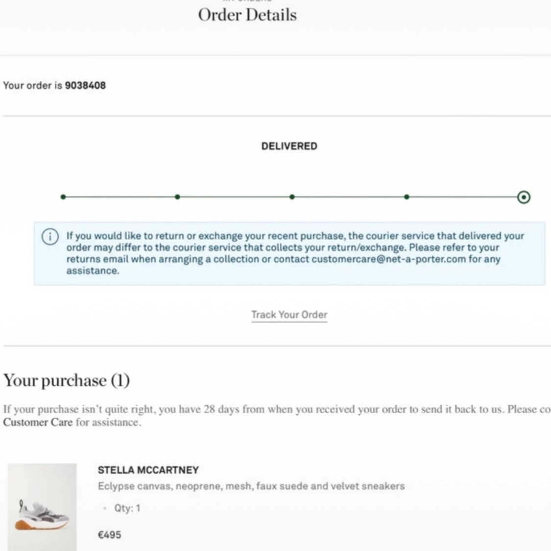 Grå sneakers från Stella McCartney - 4