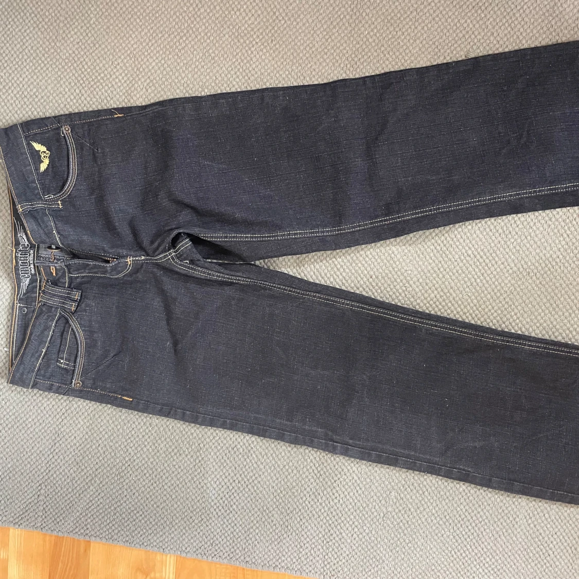 Lågmidjade mörka jeans - 92