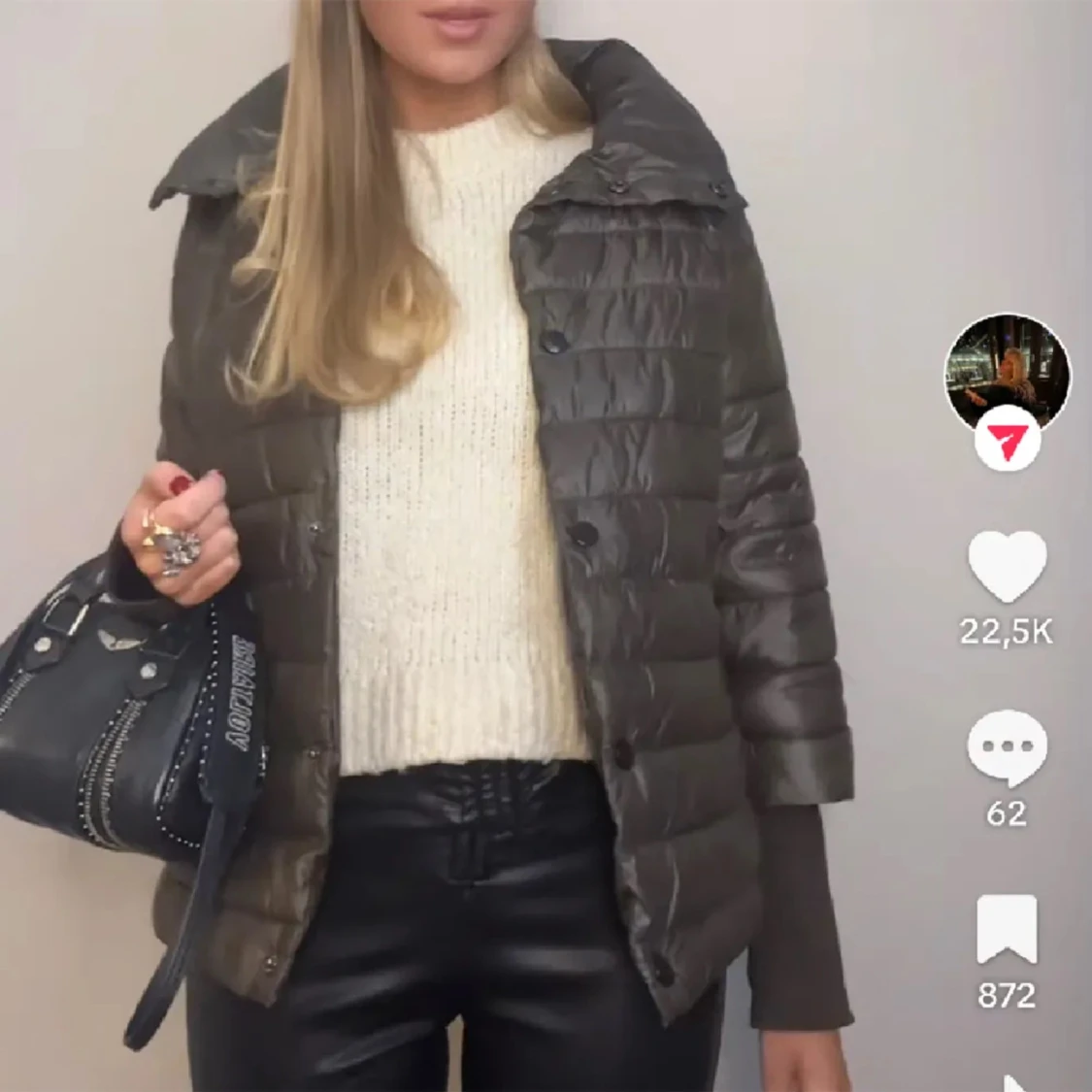 Trekvarts jacka  - 90