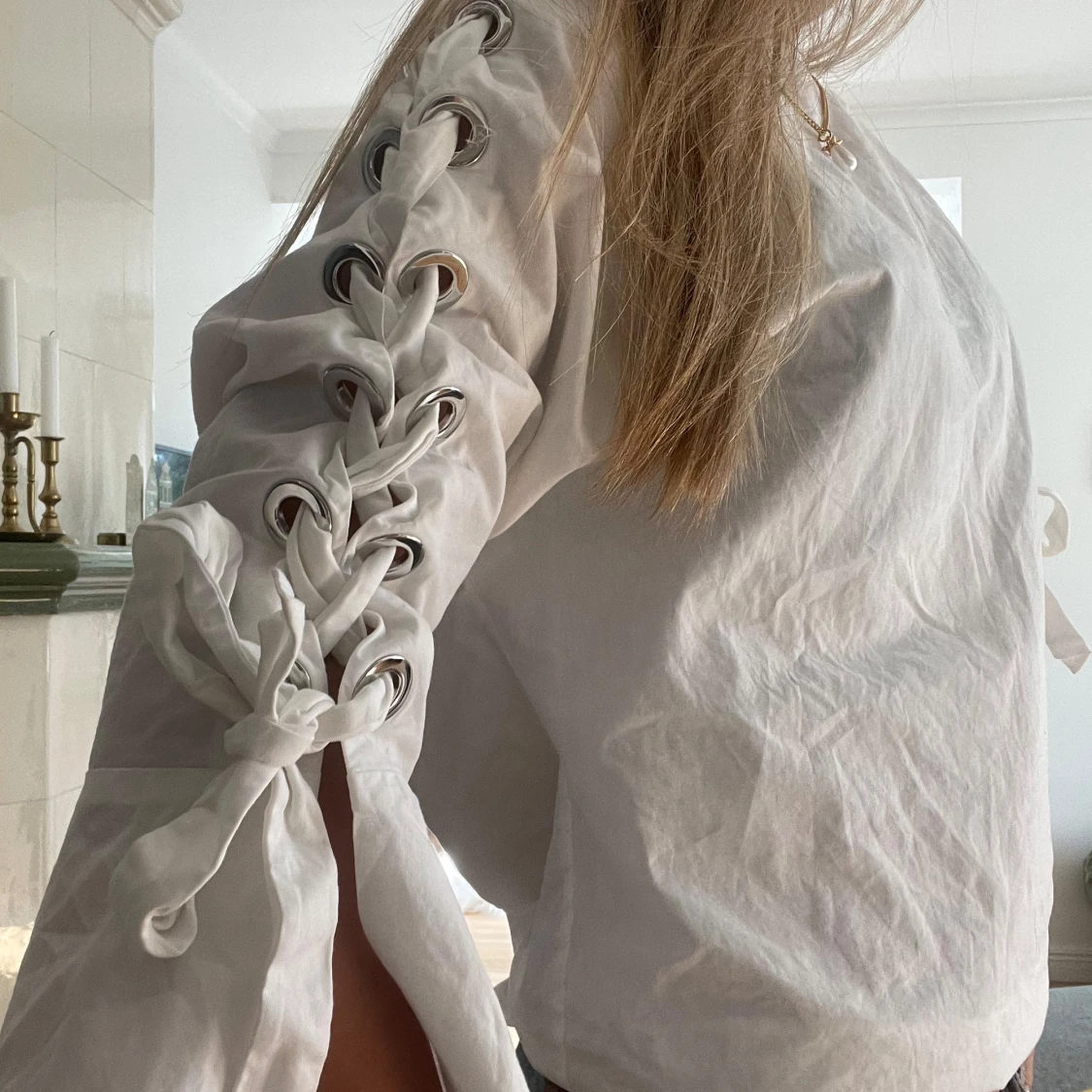 Maje topp, topp med snörning  - 92