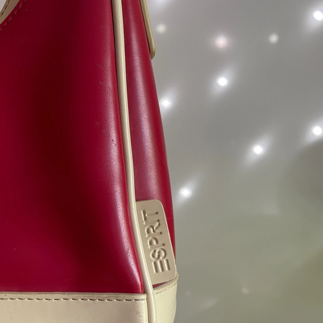 Esprit retro style vintage läderväska   - 90