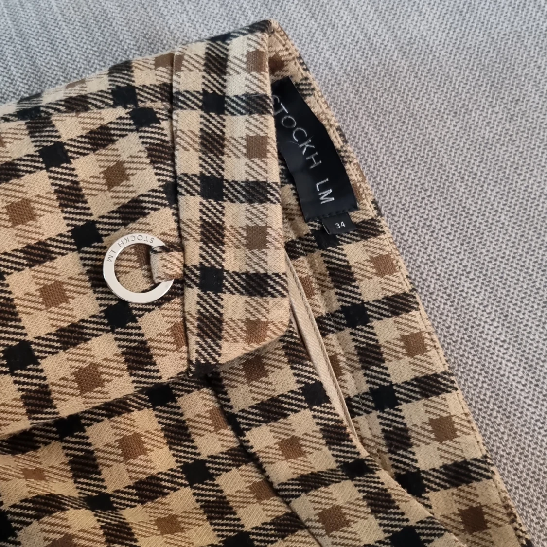 Bruna rutiga byxor - 93