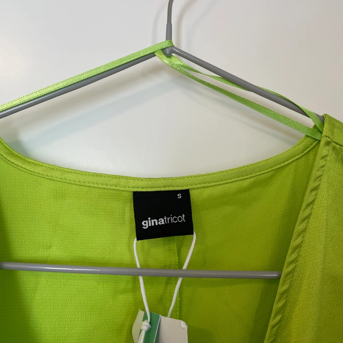 Limegrön klänning  - 90