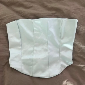 Ljusblå topp - Säljer denna ljusblå topp som är superfin till sommaren. Använd 1 gång och är som ny.  Hör av dig vid frågor!!