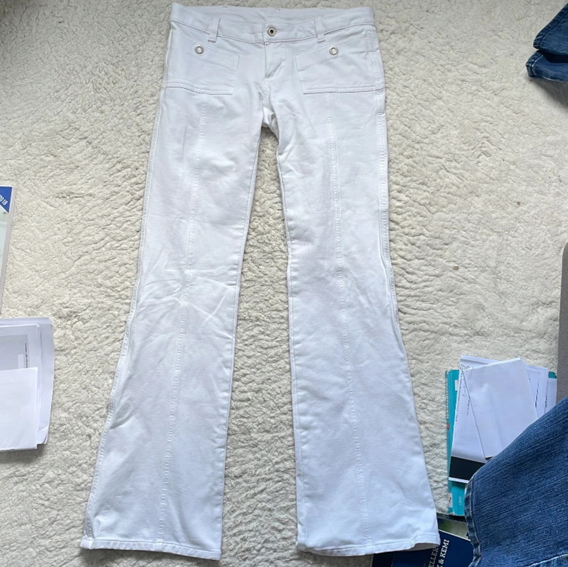 Lågmidjade byxor - 90