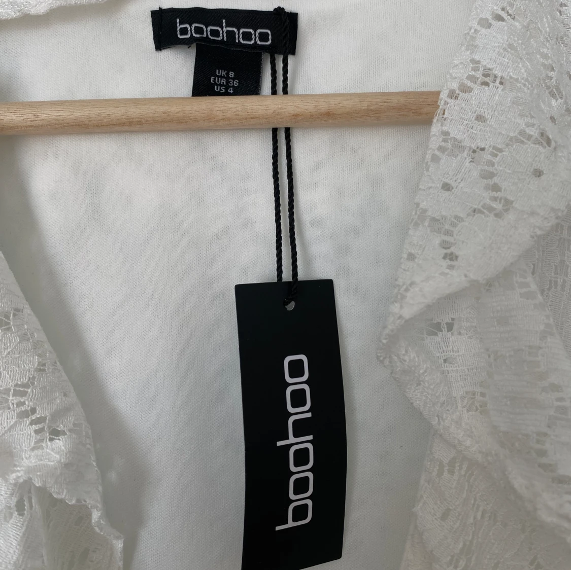 Vit spets klänning! - 91